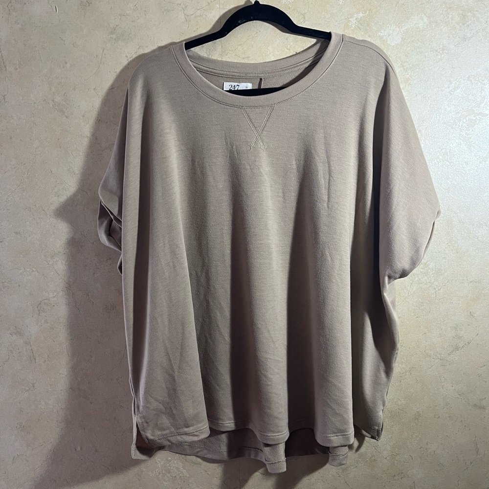 Casual Beige Women's Top